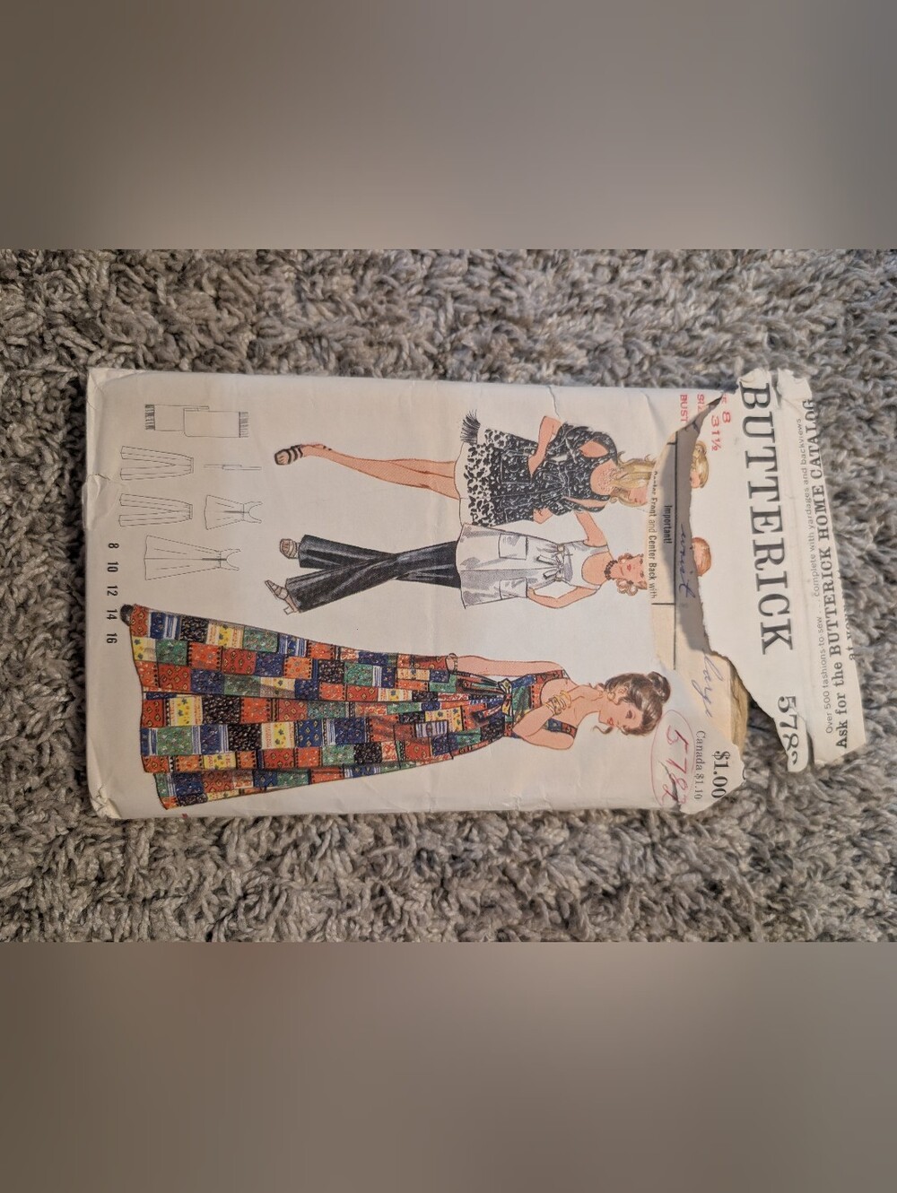 Vintage Butterick Pattern